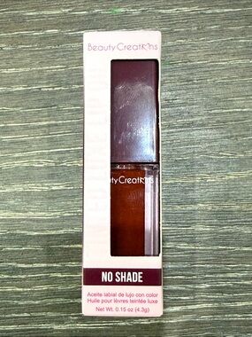 NWT Beauty Creations No Shade Lip Oil